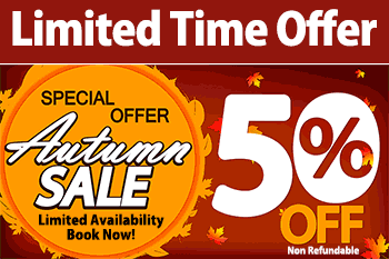 50% Off Fall Special