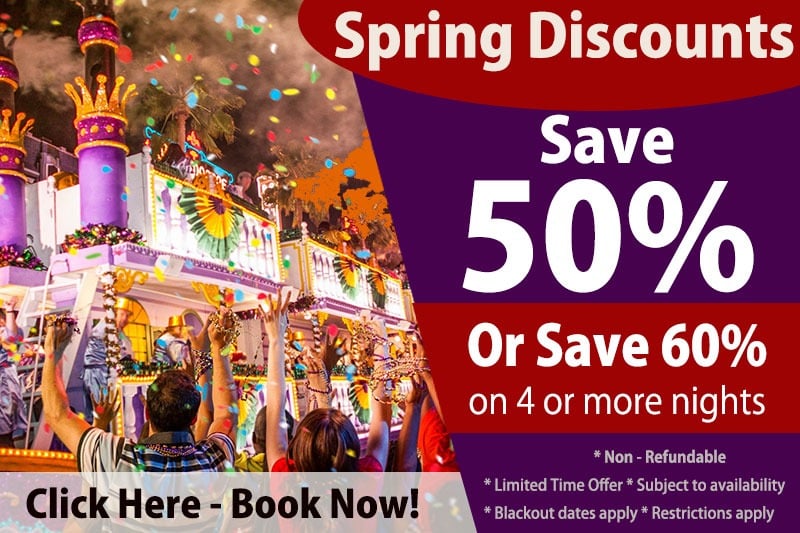 save 50% off spring sale